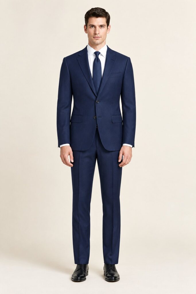 Men's Classic Tailored Business Suit Set